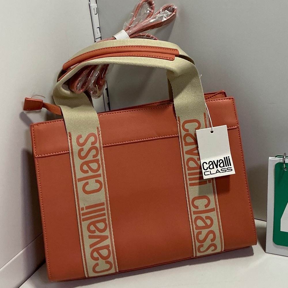 Cavalli Class Serafina Large Top Handle Tote Coral Haze Bag CCS25608-COHZ